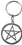 AzureGreen JKP Pentagram Key Ring