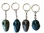 AzureGreen JKRSKU3 1 1/2" resin Skull key ring (assorted colors)