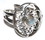 AzureGreen JRSLOTL lotus labradorite adjustable ring