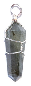 AzureGreen JWPLAB5  (set of 5) Labradorite wire wrapped point