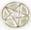 AzureGreen RA46B Pentagram altar coin 1 1/4"