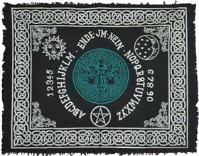 AzureGreen RAC89TL Tree of Life Ouija-Board altar cloth 24"x30"