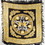 AzureGreen RAC91 Pentagram Goddess altar cloth 18" x 18"