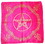 AzureGreen RASC104  21" x 21" Pink Goddess of Earth Pentagram alltar cloth