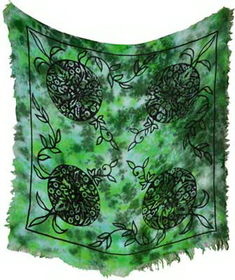 AzureGreen RASC95 Green Man altar cloth 18" x 18"