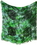 AzureGreen RASC95 Green Man altar cloth 18" x 18"