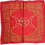 AzureGreen RASC96RED 18"x18" Red rayon Triple Moon cloth