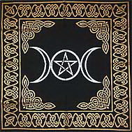 AzureGreen RAT24 Triple Moon Pentagram altar/tarot