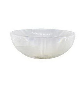 AzureGreen RBSELO  4" Selenite Oval bowl