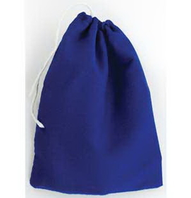 AzureGreen RCBLU Blue Cotton Bag 3" x 4"