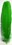 AzureGreen RFGRE10  (set of 10) Green feather 12"