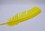 AzureGreen RFYEL10  (set of 10) Yellow feather 12"