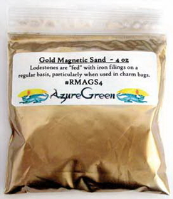 AzureGreen RMAGS4 Gold Magnetic Sand 4oz