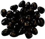 AzureGreen RRBO Black Onyx rune set