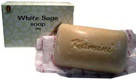 AzureGreen RSKWHIS 100g White Sage soap