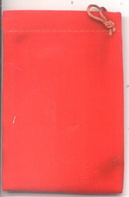 AzureGreen RV34R Bag Velveteen 3 x 4 Red