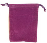 AzureGreen RV46PU Bag Velveteen 4 x 5 1/2 Purple
