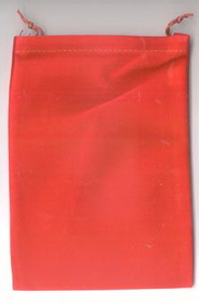 AzureGreen RV57R Bag Velveteen 5 x 7 Red