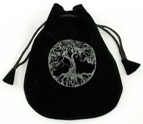 AzureGreen RVBTOL Tree of Life Velveteen Bag 5"