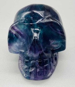 AzureGreen SFS020  2" Fluorite Skull