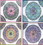 AzureGreen WTLOT 58" x 82" Lotus tapestry (mixed colors)