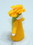Eco Flower FairiesDesert Marigold Fairy (standing felt doll, flower hat), fair skin