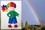Eco Flower Fairies Rainbow Child (bendable felt doll)