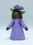 Eco Flower Fairies Sweet Violet Fairy (standing felt doll, flower hat)