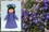 Eco Flower Fairies Sweet Violet Fairy (standing felt doll, flower hat)