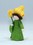 Eco Flower Fairies Tulip Fairy (standing felt doll, holding flower, yellow)