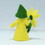 Eco Flower FairiesAfrican Daisy Prince (standing felt doll, holding flower), fair skin