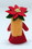 Eco Flower FairiesPoinsettia Fairy (standing felt doll, flower hat), fair skin