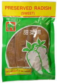 Asian Best Whole Preserved Radish, 8 OZ, Case of 60