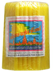 Thai Yellow Candle #16, 51 PC, Case of 6