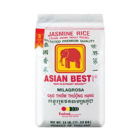 Asian Best Jasmine Rice New Crop, 25 LBS