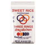 Three Ring Sweet Rice Sanpathong, 50 LBS