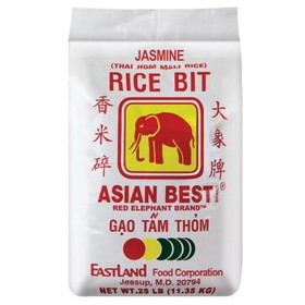 Asian Best Rice Bit, 25 LBS