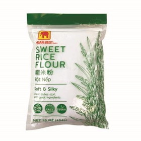 Asian Best Sweet Rice Flour, 16 OZ, Case of 20
