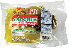 Asian Best Pickled Mustard (Vac Bag), 10 OZ, Case of 36
