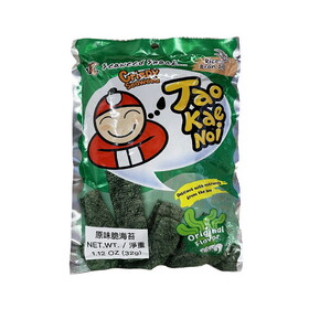 Taokaenoi Crispy Seaweed Original Flavour, 32 G, Case of 12