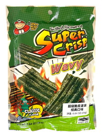 Taokaenoi Grilled Seaweed Classic Flavour Super Crisp Brand (Wave), 24 G, Case of 12