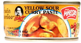 Mae Sri Yellow Sour Curry Paste, 4 OZ, Case of 48
