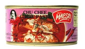 Mae Sri Chu Chee Curry Paste, 4 OZ, Case of 48