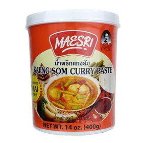 Mae Sri Sour Curry Paste (Vac.Pk), 14 OZ, Case of 12