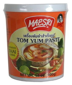 Mae Sri Tom Yum Paste (Vac.Pk), 14 OZ, Case of 12