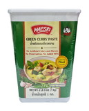 Mae Sri Green Curry Paste (1 KG), 2LB 3 OZ, Case of 6