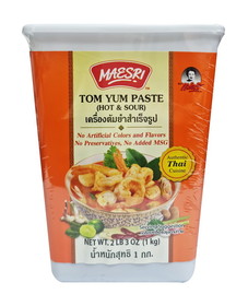 Mae Sri Tom Yum Paste (1 KG), 2LB 3 OZ, Case of 6