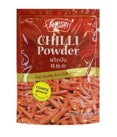Mae Sri Chilli Powder (Coarse), 3.5 OZ, Case of 50