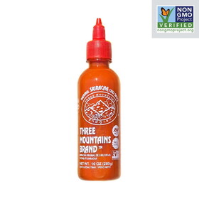 3Mountains Original Sriracha Chili Sauce, 10 OZ, Case of 12