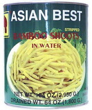 Asian Best Bamboo Shoot Stripped (104 OZ), Case of 6